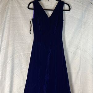 Velvet Gown Vintage Dress by House Of Bianchi Rich Purple Old Money